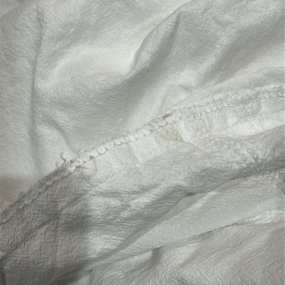 MARTHA STEWART white - Skylar Chenille Duvet Cover  - QUEEN Size - Picture 11 of 11